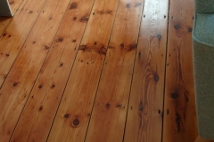 Restored wooden floor