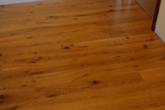 Restored wooden floor