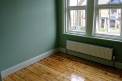 Restored wooden floor